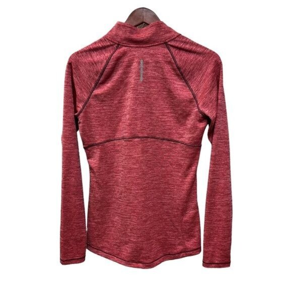 Champion Orange and Gray Marled Athletic Quarter Zip Pullover - Picture 8 of 8